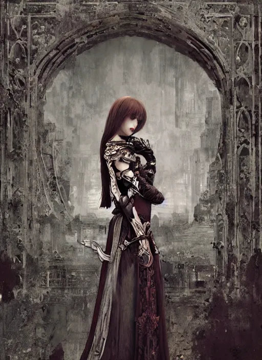 Image similar to imperial princess knight gothic girl. intricate, centered, amazing composition, by ruan jia, by robert hubert, by zhang kechun, illustration