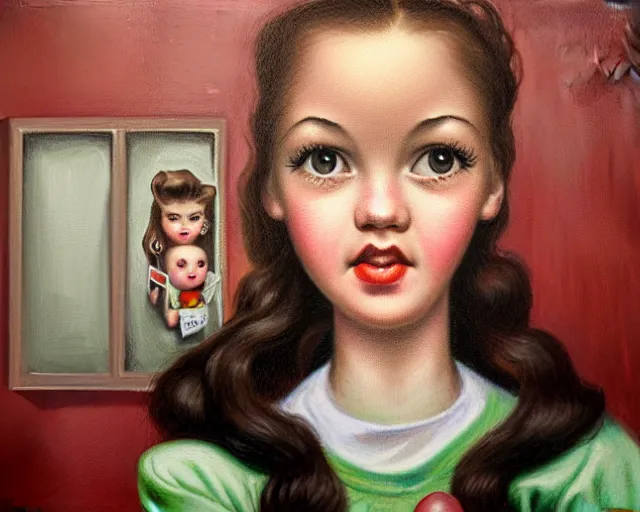 Image similar to closeup profile portrait of a 1 9 5 0 s highschool canteen, nicoletta ceccoli, mark ryden, lostfish, max fleischer, hyper realistic, artstation, illustration, digital paint, matte paint, vivid colors, bright, cheerful, detailed and intricate environment