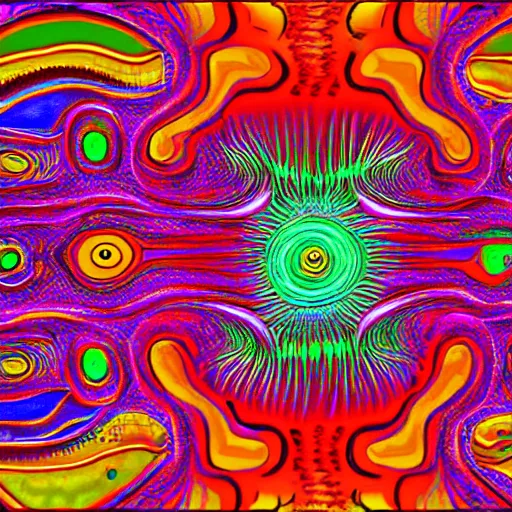 Image similar to explaining the 4th dimension to a 2D organism, psychedelic, extremely detailed, 8k resolution