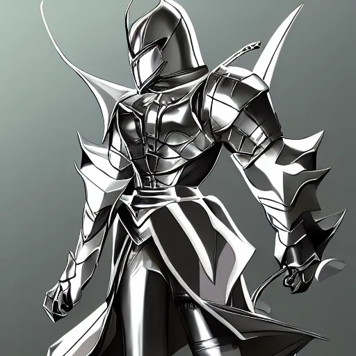 anime white knight