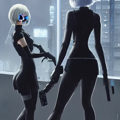 Nier:Automata (2B Anime) - Finished Projects - Blender Artists Community