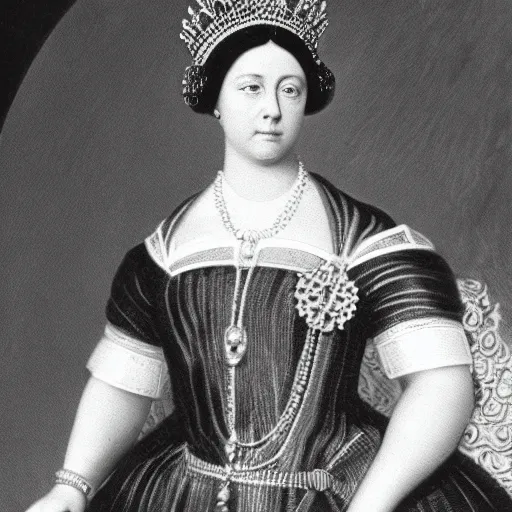 Image similar to portrait of young queen victoria