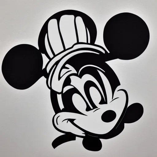 Image similar to Mickey airbrush gangster