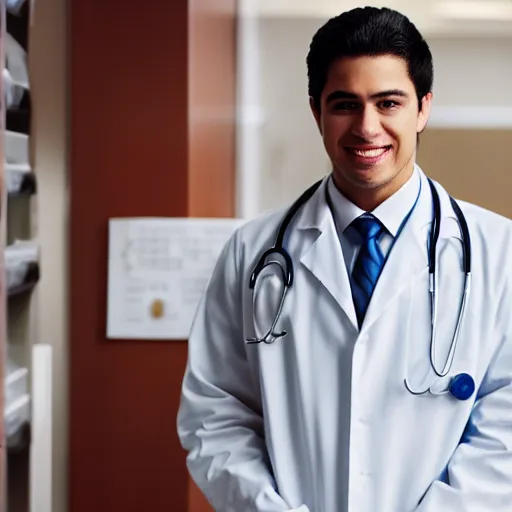 Image similar to steven vazquez as a doctor