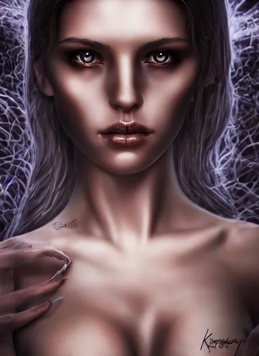 Prompt: photo of a gorgeous sultry young woman in purgatory, in the style of David cronenberg , realistic, sharp focus, 8k high definition, 35mm film photography, photo realistic, insanely detailed, intricate, elegant, art by David kostic and stanley lau and artgerm