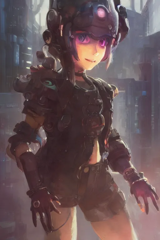 Prompt: portrait splatoon nintendo one character full body precis no blur, concept art, character sheet, nier automata, gaston bussiere, greg rutkowski, cyberpunk, trending on artstation, featured on pixiv, hyper detail, cinematic composition, 8 k