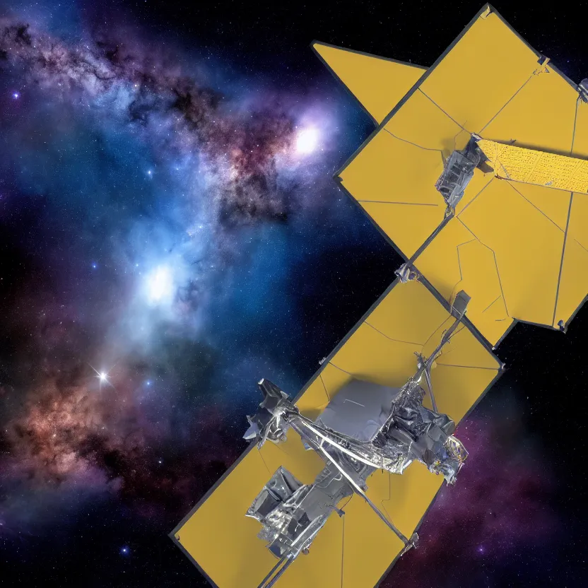 Image similar to pictures of space never seen before, ultra realistic, james webb space telescope, cinematic, high quality, 4 k