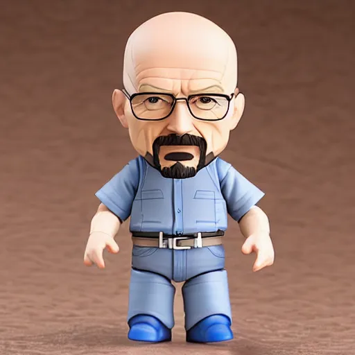 Image similar to walter white as a nendoroid figure