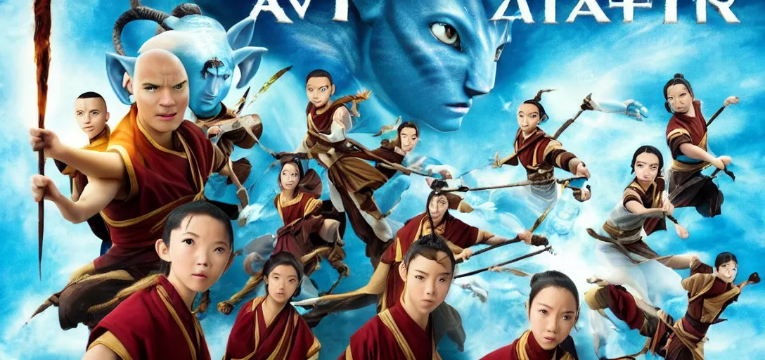 Image similar to Poster of Avatar The Last Airbender Live Action Movie