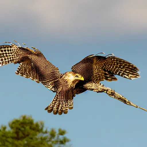 Image similar to hawks converging on lizard evolution