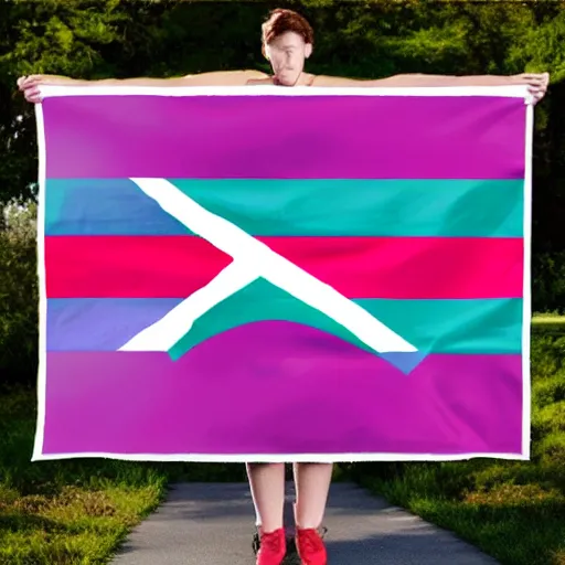 Prompt: trans flag