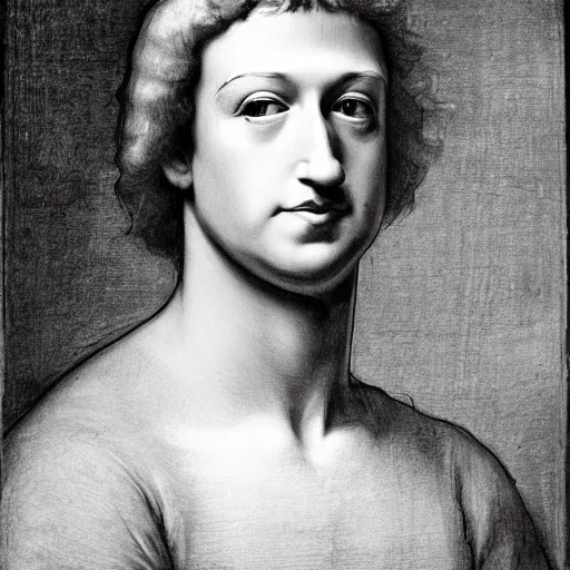 Prompt: Mark Zuckerberg, by Leonardo da Vinci