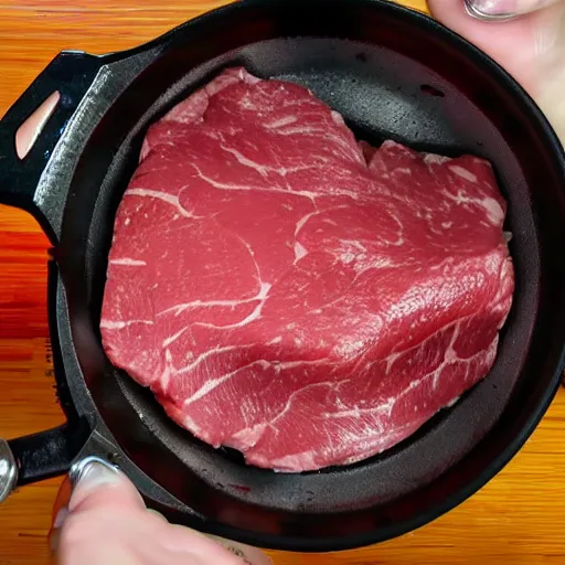 Image similar to a pot full of raw meat being mixed up barehand, pov, 4 k