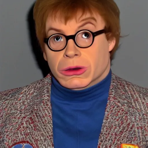 Image similar to Austin Powers, mugshot