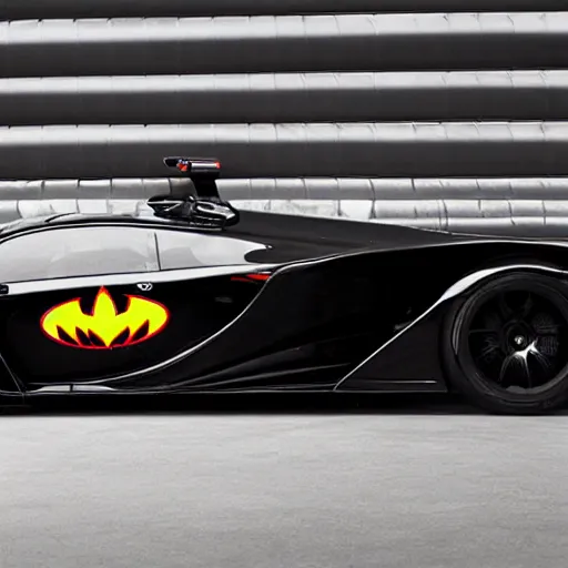 Prompt: the batmobile, mclaren