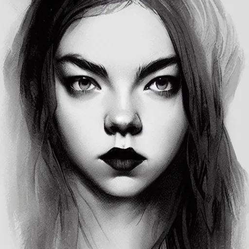 Image similar to portrait of anya taylor joy, smooth, sharp focus, graphic novel, art by artgerm and greg rutkowski and pepe larraz,