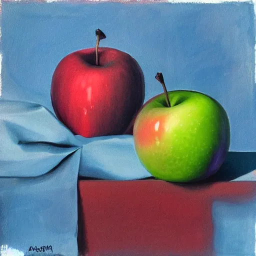 Image similar to blue apple