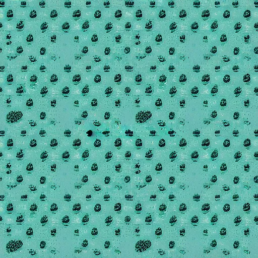 Prompt: pixel stone texture with large teal dots on it, seamless, trending, stylized
