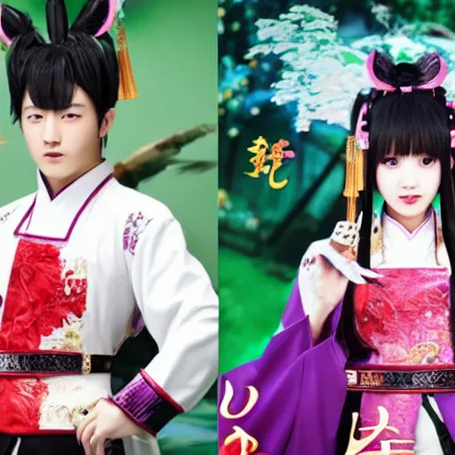 Prompt: real life liyue from genshin impact