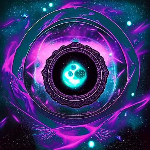 Image similar to we exist in a sea of stars, bathed in the celestial light of cosmos, forever asking why this is our place in the multiverse, voidcore, by kraemahz,