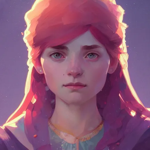 Image similar to Portrait of Madeline from celeste, highly detailed, digital painting, artstation, concept art, sharp focus, illustration, art by greg rutkowski and alphonse mucha