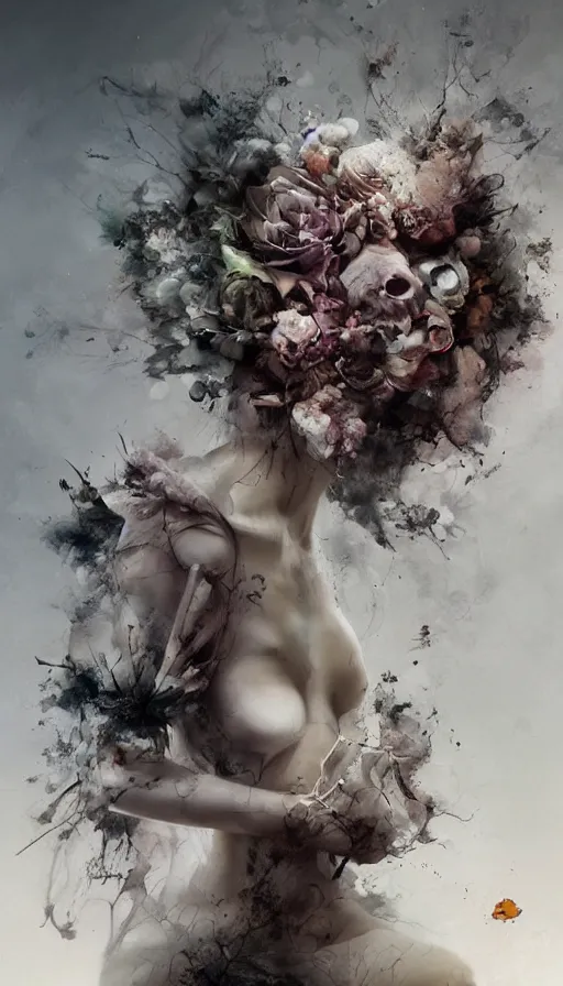 Image similar to life and death mixing together, by ryohei hase