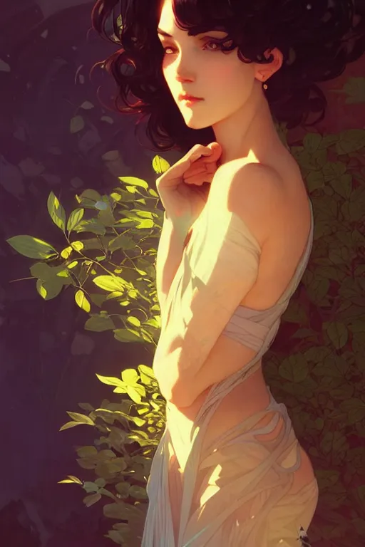 Image similar to a beautiful succubs, fantasy, sharp focus, intricate, elegant, digital painting, artstation, matte, highly detailed, concept art, illustration, ambient lighting, art by ilya kuvshinov, artgerm, Alphonse mucha, and Greg Rutkowski