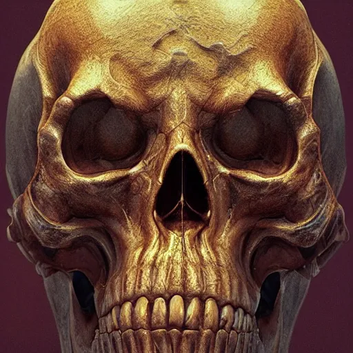 Image similar to portrait_of_a_melting_skull._intricate_abstract._intricate_artwork._by_Tooth_Wu_wlop_beeple_dan_mumford._octane_render_trending_on_artstat