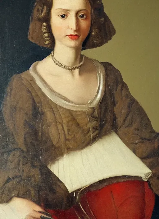 Image similar to jan nepomucen głowacki and ludwik de laveaux painted style portrait of karolina zebrowska, female fashion and dress historian, high detail, smooth face, high detail, 1 9 th century painting, 4 k