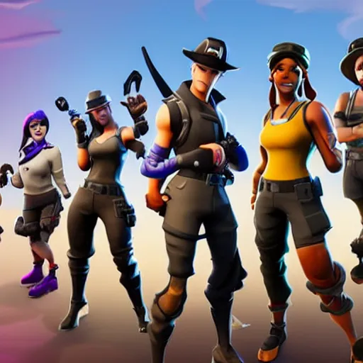 Image similar to Fortnite; girl with short brown hairm, wearing a beret; white shirt ; Fortnite