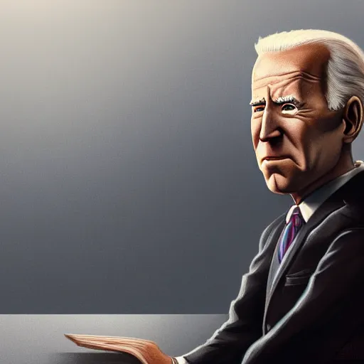 Image similar to joe biden charicature, dramatic lighting, cinematic, establishing shot, extremly high detail, photorealistic, cinematic lighting, artstation, style by disney pixar