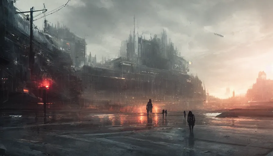 Image similar to concept art by jan urschel, cinematic shot, trending on artstation, high quality