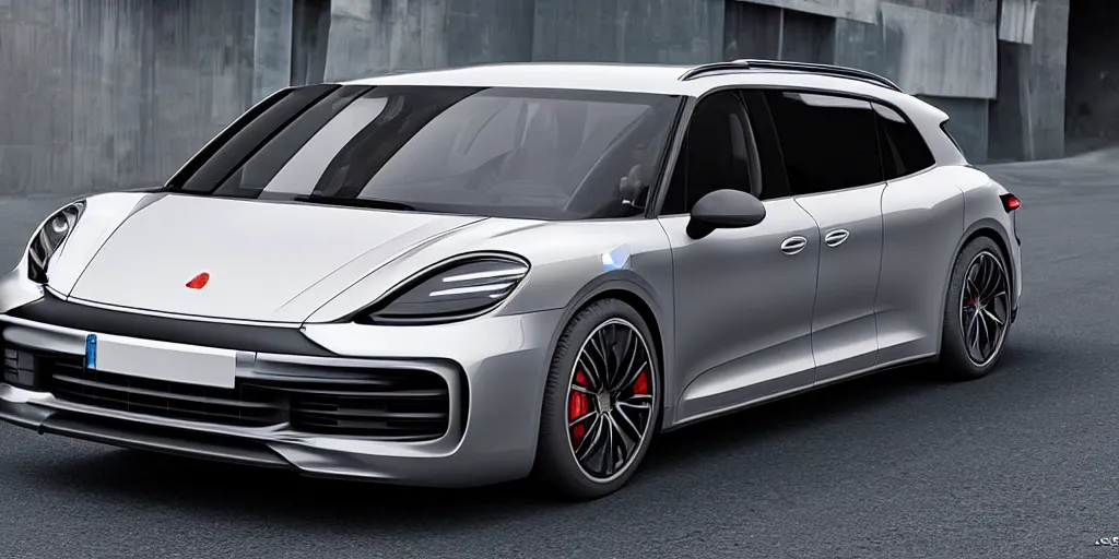 Image similar to “2021 Porsche Minivan, ultra realistic, 4K, high detail”