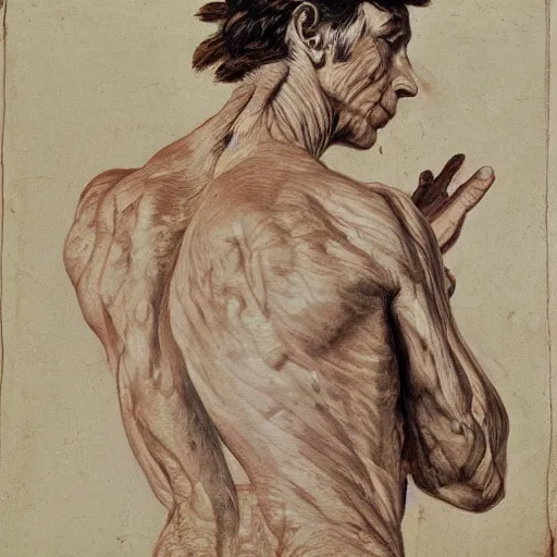 Image similar to Jacques-Louis David anatomy study