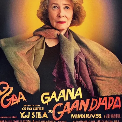 Prompt: Poster for the movie Grandma released in 1986
