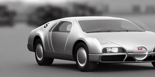 Image similar to a single bugatti type 5 7 sc atlantic and delorean hybrid, dslr, cinematic, photorealistic, hyperdetailed