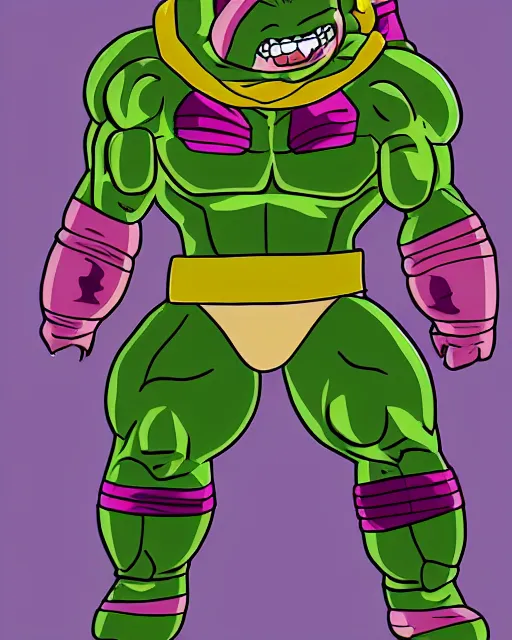 Prompt: tmnt krang as a character from dragonball z