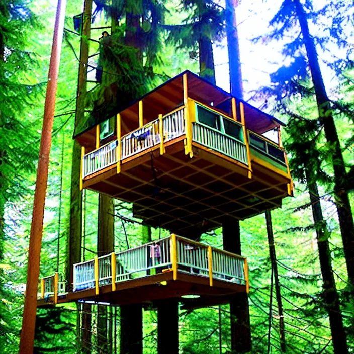 Image similar to mobile home tree house at vanvcouver,british columbia,canada