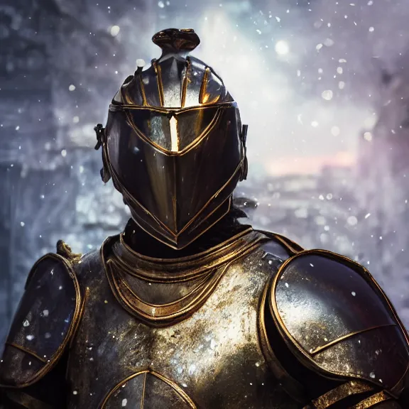 Image similar to magical roman armor, splash art, movie still, cinematic lighting, dramatic, octane render, long lens, shallow depth of field, bokeh, anamorphic lens flare, 8k, hyper detailed, 35mm film grain