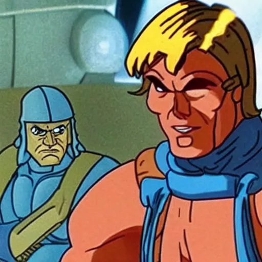 Prompt: he - man in a star wars movie scene