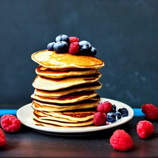 Pancakes And Blueberries - Doodlewash®