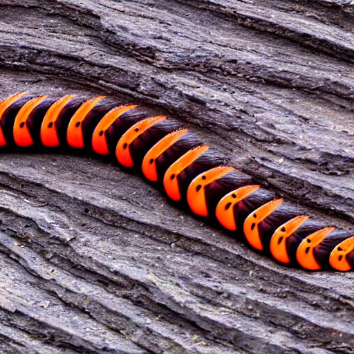 Image similar to undiscovered species of centipede