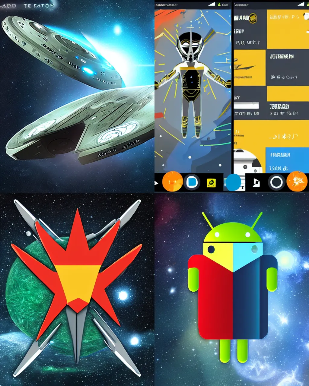 Prompt: android data star trek