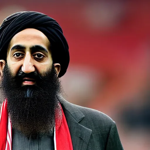 Prompt: Osama bin Laden as Manchester United manager, 8k, focused, epic quality, well lit,