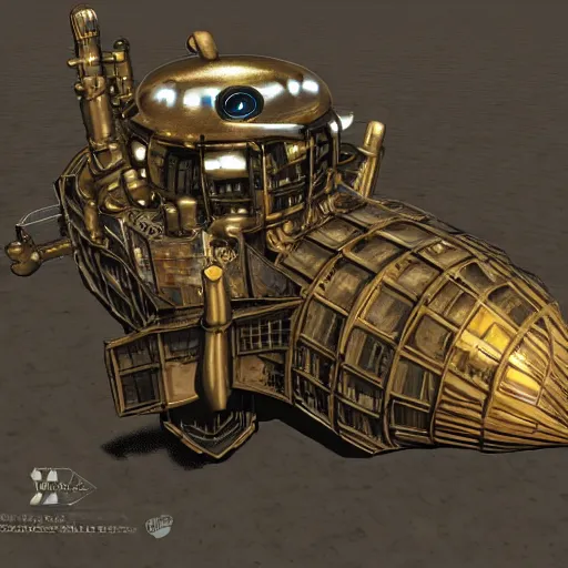 Prompt: Steampunk spacecraft reactor, cinematic