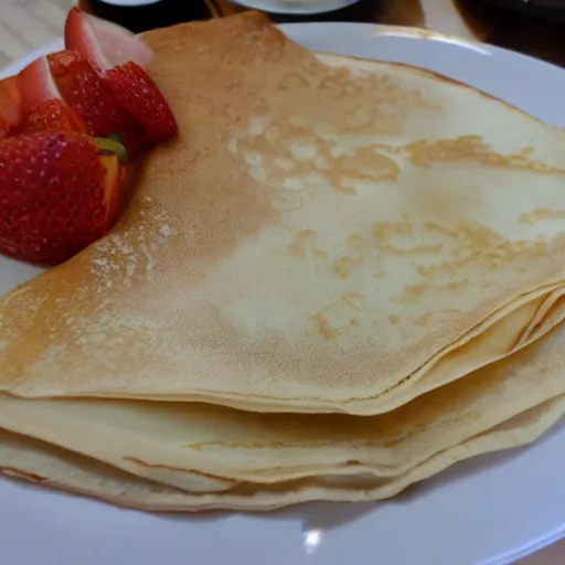 Prompt: photo of a breton crepe