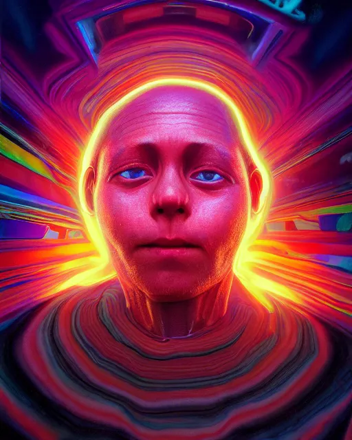 Prompt: portrait ultra dimensional gizmo mogwai entity, accidentally tripping on dmt and acid, psychedelic experience, overwhelming psychosis of self realization and burning awakening, ultra high definition, unreal engine 5, hyperrealism, masterpiece composition, by casey weldon, barclay shaw 8 k photorealistic