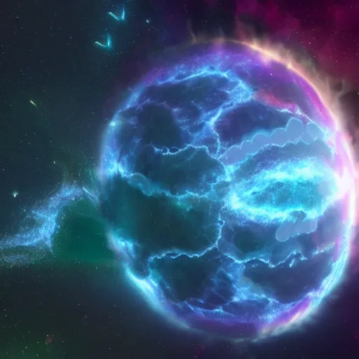 Image similar to a high resolution image of a supernova rendered in octane, 4k