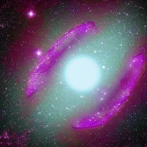 Image similar to universe in an eye, stars planet, vapor wave