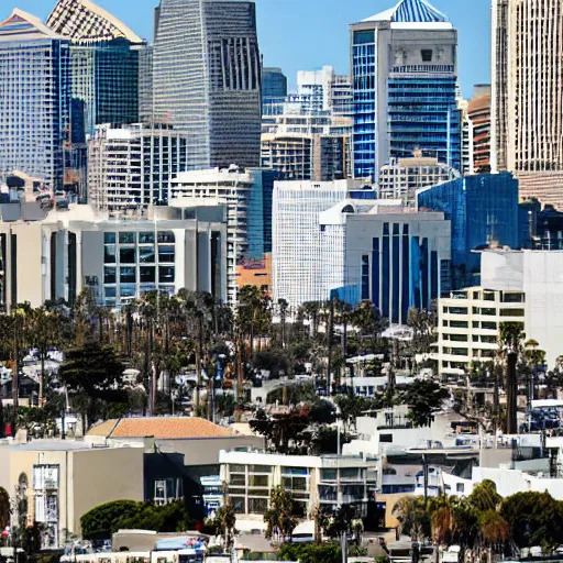 Image similar to a photo of downtown San Diego